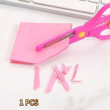 (Free Shipping)1PCS Plastic Safety Scissors, Children's Training Scissors, Cute Colored Scissors, Children's Handmade Scissors,Kids Scissors,Scissors Cute,Scissors For Kids - 隨機 - 查看 6