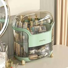 Makeup Storage Organiser With Clear Lid, Skincare Organiser Drawers Beauty Holder Cosmetic Organisers For Bathroom, DressingTable Organiser Dustproof Waterproof