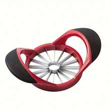 16 Slices Apple Slicer And Corer - Stainless Steel Fruit Divider Tool For Apples, Pears, And Potatoes, Convenient And Fast Manual Kitchen Utensil, Dishwasher , Perfect Gift For Home Cooking Enthusiasts - Đỏ và đen - Xem 9