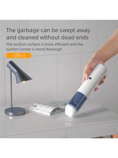 OBOVAY Car Stofzuiger Cleaner Cleaning Supplies, Cordless held Powerful Portable Cleaner, Rechargeable Home Free Accessories. Interior Cleaning, Computer Desktop Cleaning. Small Size, Easy To Store, Take Out The Dust Cup, Straight (Brushless Type Upgraded, Upgraded Suction Power) view 6