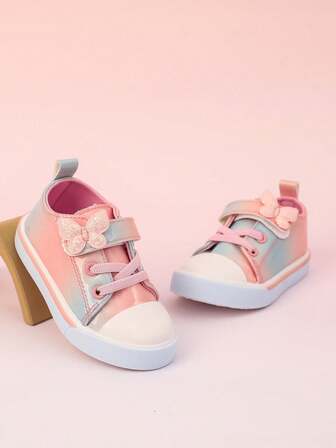 GENGASUN 1pc Little Girls PU Casual Shoes Solid Color Round-Head Fashion Casual Shoes For Spring/Autumn