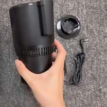 2-In-1 Portable Car Cup Cooler And Warmer - Rapid Cooling, ABS Material, Fits Standard Vehicle Cup Holders, 0°C To 60°C Temperature Range, 18.6oz Capacity, Beverage Temperature Control | Modern Car Gadget | Durable Heater Cooler - Car Accessories