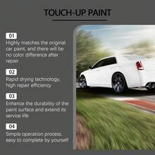 Car Scratch Touch Up Paint Repair Small Scratches Pearl White Color-Matched For Diy Auto Body Paint Fixer Restoration For All Vehicles - 白色 - 查看 6