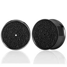 2 piezas Nuevos Dilatadores de Oreja de Acero Inoxidable DIY, Túneles y Enchufes para Perforación, Joyería para Expansión de Orejas, Pendientes Colgantes para Mujeres - redondo - Ver 18