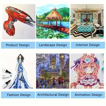 80 Colors Dual Tip Permanent Markers Set Professional Art Markers For Adult Coloring Sketching Illustration Underlining Ideal Halloween Christmas Gifts - 升級款80色套裝 - 查看 5