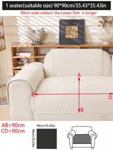 1 husă de pernă de canapea din pluș cald, pernă de șezut minimalistă modernă, husă de canapea rezistentă la praf și lavabilă, moale și rezistentă la decolorare, potrivită pentru animale de companie, se potrivește canapelei în formă de L și canapelei cu 1/2/3/4 locuri, potrivită pentru dormitor, birou, living