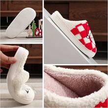 Women's Men's Heart Heart Slippers Strawberry Cherry Mushroom Slippers Evil Eye Slippers Cartoon Animal Cat Slippers Memory Foam Cozy Plush Slippers Couple Indoor Household Slippers