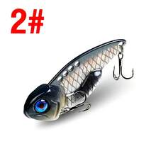 8 pezzi Esche da pesca VIB multicolore per uso esterno, esca artificiale con fori, 7g/10g/15g/20g, adatta per acqua dolce e salata