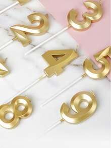 6pcs/Set 0-9 Number Candles, Birthday Candles, Christmas Candles For Cake Decoration And Party Supplies, Candle Holders, Christmas Decorations, Birthday Cake Party Baking Candle Accessories, Mother's Day, Christmas Gifts, Birthday Decorations, Candles, 30th Birthday Decorations, 18th Birthday Gifts, 60th Birthday Decorations, Happy Birthday, Diwali Decorations