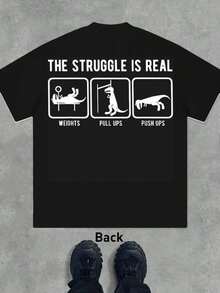 Men T-Shirts - Black - View 3