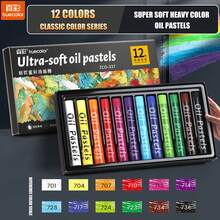 1 套超柔软重彩油画棒，适合美术生，DIY 油画软蜡笔，48 色和 36 色马卡龙莫兰迪绘画笔，艺术创作绘画工具套装