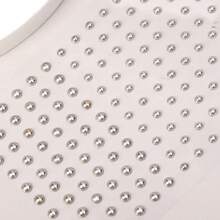 165pcs Non-Piercing Self-Adhesive Waterproof Reusable Sticker - Multi-Purpose Body Decoration Jewelry - 銀色 - 查看 5