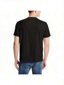 Camiseta de Pescado con Mensaje de Recordatorio de Llamada, Rechazar, Aceptar Llamada - Negro - Ver 3