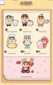 Miniso TOPTOY Crayon Shin-Chan Delicious Spring Division Blind Box, Cute Shin-Chan & Shiro Desktop Figurine, Gift - Multicolor - View 6