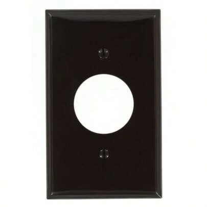 Single Outlet Wall Plate Cover, Durable Nylon Material, Product Finish, Screw-In Installation