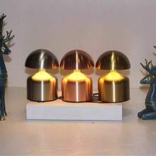 Modern Cordless Mushroom Touch Lamp, Dimmable Brightness, USB Rechargeable, Portable Adjustable Desk Lamp, Suitable For Home Decor, Bedside Or Tabletop, Perfect Holiday Gift