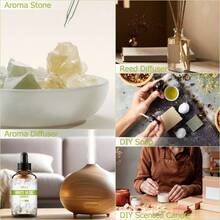 Hllozzi 30/60ml/100ml White Musk Essential Oil, Aromatherapy Bath Relaxation Oil, DIY Fragrance, Soap And Candle Making, Compatible With Diffuser, Portable Design, Suitable For Home, Office, Outdoor, Car And Other Occasions, Ideal Holiday Gift - White Musk - View 8
