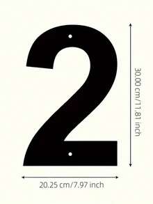 1PC 0-9 Free Combination House Number, Metal Address House Numbers, Home Address Number Plate, Wall-Mounted Home Decoration For Entrance Garden Outdoor Garage Door, Metal Wall Art, Thanksgiving Christmas Gifts Christmas Decorations Room Decor