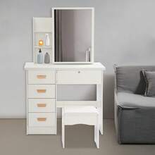 YUNRUX Vanities & Vanity Benches - White - View 1