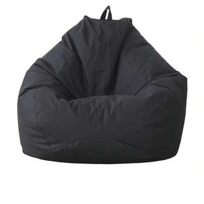 1pc Slouchy Folding Sofa Bean Bag Cover, Removable & Washable, Suitable For Outdoor, Bedroom, Living Room And Home Decor (Filler Not Included), Easy To Assemble And Disassemble