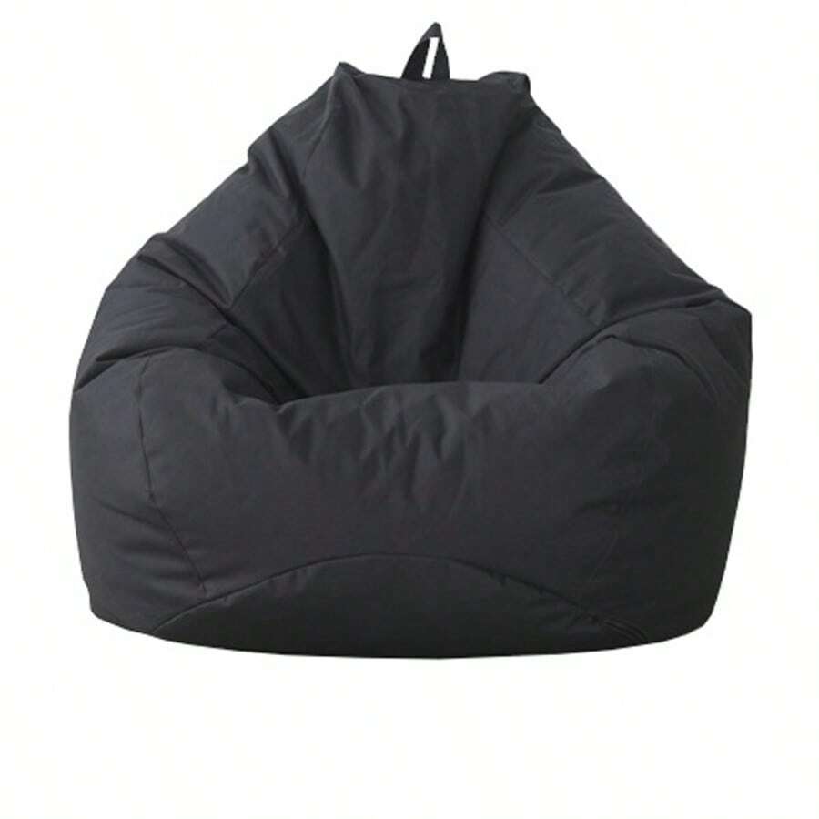 1 件宽松折叠沙发豆袋套，可拆卸和清洗，适用于户外、卧室、客厅和家居装饰（不含填充物），易于组装和拆卸