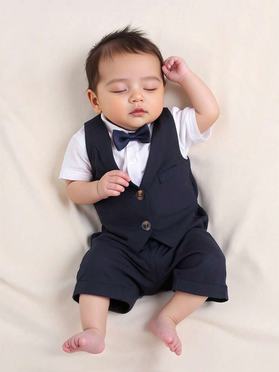 Nika Baby Conjunto para bebê Mini Lord 0 a 3 meses