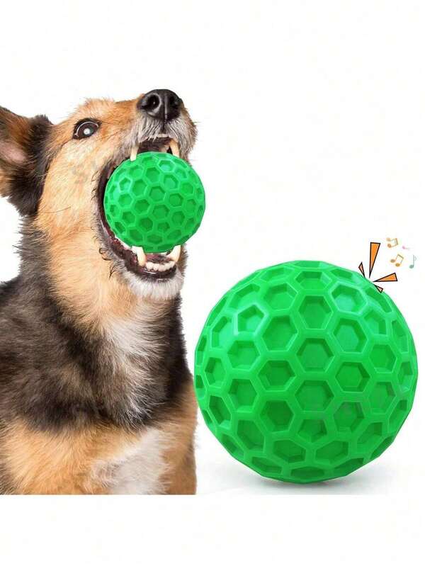 Durable Dog Chew Toys Suitable For Dogs Who Enjoy Chewing, Indestructible Dog Balls Suitable For Dogs Who Enjoy Chewing, Squeaking Balls Suitable For Dogs, Squeaking Dog Toys Suitable For Small And Medium-Sized Dogs, And Fun Dog Squeaking Balls And Heavy-Duty Dog Toys