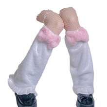 Women Leg Warmers - White - View 4