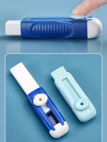 3pcs/1pc Retractable Erasers, Super Clean Smudge-Free Non-Crumbling Erasers, Student Correction Stationery Erasers, Back To School Essential, Reward Small Gifts