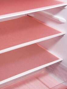 1/4 Pcs Refrigerator Liners Mats Washable, Refrigerator Mats Liner Waterproof Oilproof, Fridge Liners For Shelves, Cover Pads For Freezer Glass Shelf Cupboard Cabinet Drawer