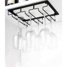 1 pieza Soporte creativo para copa de vino alta, soporte de hierro para copa de vino invertida para bar en casa, soporte colgante para copa de vino