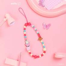 MIFFY 官方米菲串珠饰物盲盒 - 可爱的多功能手机挂绳/挂绳/腕带/包饰，送给女孩的完美礼物