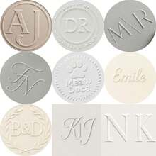 1 Custom DIY Handmade Embossing Stamp - Book And Paper Embossing Machine, Custom Pattern Embossing Machine, Suitable For Wedding Invitations, Cards, Books, Envelopes, Napkins, Etc.