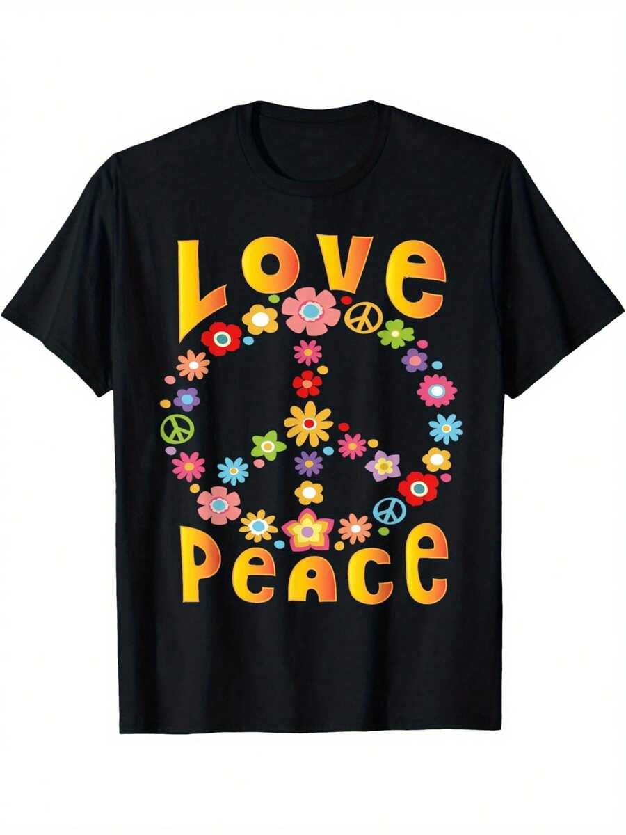 Hello World Computer Programming Languages Graphic T-Shirt For Women - Black Short Sleeve Regular Fit Tee With Vibrant Floral Peace Symbol & LOVE Design, Soft Casual Elegant Top For Casual Attire, Perfect Gift For Her, Allseason Clothing, Peaceful Theme Shirt, Comfortable Pullover, Leisure Outfit, Durable Material, Women's Shirt, Tech Enthusiasts - Negro - Ver 1