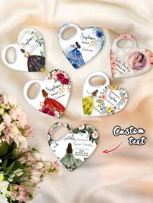 1PCCustomized Heart-Shaped Bottle Opener With Packaging. Personalized Wedding Return Gift Magnetic Bottle Opener, An Excellent Gift For Brides, Heart-Shaped Wedding Souvenirs And Thank-You Card Magnetic Bottle Opener, Customized Return Gifts, Father Gifts.