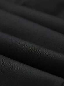 Men's Suits, Men's Business Casual Style, Including Solid-Color Suit Jackets And Trousers. Elegant Men's Suits, Suitable For Work Commuting, Casual Occasions, Weddings, Dances, And Business Venues. - màu đen - Xem 11