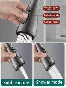 1pc 720° Swivel Kitchen Faucet Extender, Splash-Proof Faucet Sprayer Head, Water-Saving Sink Faucet Aerator