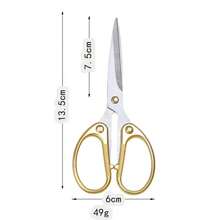 3pcs Scissors Set: 4.7", 5.3", 6" Ultra-Sharp Blades, Office Scissors, Multi-Purpose For Home, School, Sewing, Arts & Crafts
