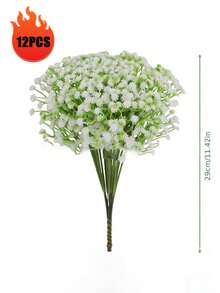 18 Stücke künstliche Schleierkraut Blumen mit Stielen, realistische künstliche Blumen für Zuhause, Büro, Blumenarrangements, Gartendekoration, Hochzeit, Geburtstag, Brautgeschenke