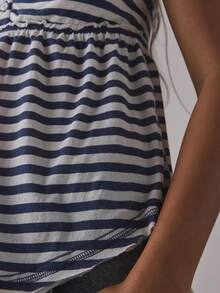 Women Y2k Tube Top Button Sleeveless Backless Strapless Bandeau Cute Aesthetic Summer Going Out Club Party Tank Tops - 藏蓝色 - 查看 4