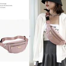 Women Fashion Waist Bag Casual Commute Sport Portable Shoulder Crossbody Bag With Multiple Pockets, Phone Pouch - Nhiều màu - Xem 5