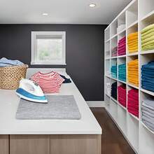 1 Stück hitzebeständiges Bügel-Pad (Wollmaterial), geeignet für Quilten und Nähen. Hitzebeständiges Bügelbrett, Quilt-Zubehör und Accessoires. Graues Bügel-Pad, Chemische Reinigung Feuchtigkeitsabsorbierendes hochtemperaturbeständiges Bügel-Pad. Bügelbrett-Bezug, Bügelbrett.