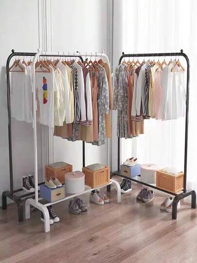 Tendedero de ropa para el hogar, balcón de pie, dormitorio, perchero pequeño, unipolar, dormitorio, ropa interior, varilla de secado al por mayor