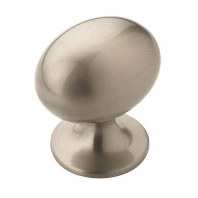 | Cabinet Knob | Satin Nickel | *-3/8 Inch (35 Mm) Length | Everyday Heritage | * Pack | Drawer Knob | Cabinet Hardware