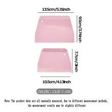2pcs Plastic Cake Cream Scraper Dough Butter Batter Scraper Baking Tools Household Baking Cutting Tools Kitchen Gadgets