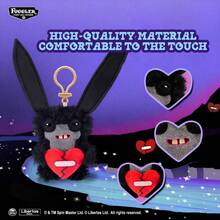 Spin Master Fuggler Orignal Funny Ugly Monster, 5 Inch Plush Keyrings, New Series, Soft Plush Keychains, Collectible Plush Backpacke Pendant, Mr Needles Greedy Grinner Goof, Holiday Birthday Gifts