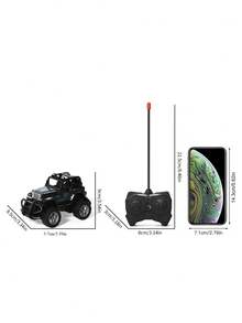 Vehículo de control remoto todoterreno en miniatura, juguete, regalo para niños, 3 opciones de color, diseño de coche realista