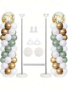 2pcs/Set Balloon Stand Holder, Floating Balloon Column, 36 Inch Helium Balloon Pole, Extendable Balloon Arch Stand - Suitable for Large Balloons - View 7