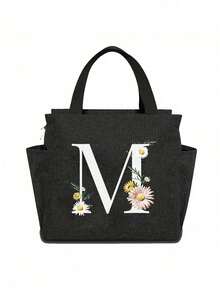 1 buc Geantă termică cu buzunar dublu Geantă de prânz cu capacitate mare, cu imprimeu de floarea-soarelui, pentru studenți, geantă termică pentru mese, geantă termică portabilă pentru picnic, geantă de prânz termică pentru birou, geantă de prânz școlară, geantă de prânz izolată pentru cutie de prânz, recipient pentru prânz pentru serviciu, birou, vacanță, pentru bărbați, pentru femei, pentru camping, cutie de prânz școlară, geantă de prânz multifuncțională pentru femei, cutie de prânz pentru școală, geantă impermeabilă pentru călătorii