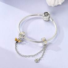 1Pc Silver Plated Silver Color Lovely Honey Bee Honeycomb Dangle Charm Suitable For Bracelet Necklace Keychain Diy Jewelry Making Beads Pendant Gift For Girl Daily Wear Women Jewellery